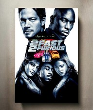 2 Fast 2 Furious 8x12 Metal Movie Poster Sign picture