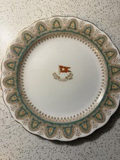 1905 White Star Line 1st Class Crown China Plate 9” Titanic Pattern Antique picture