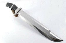 Custom Handmade D2 Steel Hunting PREDATOR Full Tang Bowie Machete Knife W/Sheath picture