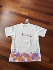 NEW SPLATOON 3 T-Shirt White Ink Splash Graphic Design Size XL Extra Large picture