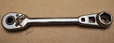 Vintage DURO-CHROME Ratcheting Refrigeration Wrench 4491. Made in USA. picture