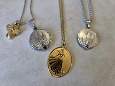 Vintage LDS Young Women Award Medallions Necklaces Lot picture