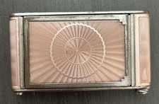 Vintage Light Pink United States Camera Style Powder Compact Women’s Makeup picture