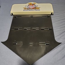 Vintage Miller Beer Brewing Bar Sign Plastic Price Holder Display picture