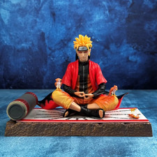 Naruto Uzumaki Anime Figure Statue 16cm Meditation Pose Collectible Gift picture
