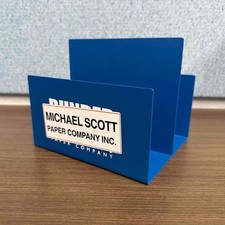 NBC's The Office Dunder Mifflin MICHAEL SCOTT PAPER CO. Metal Letter Holder File picture
