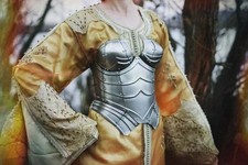 Medieval Steel Armor Corset Queen of the Lake LARP Lady Cuirass Armor Jacket picture