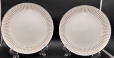 Noritake BIARRITZ Salad Plate 6.5” Grey Feathers MCM Mid Century VTG Set Of 2 picture