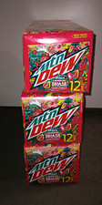 MTN Dew Baja Caribbean splash Soda 12 Pack Box Pink Multicolor picture