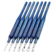 7 PC. “Premier Elite” U-Gouge Titanium-Plated Chisel Set by Micro-Mark picture