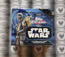 2026 Topps Chrome Star Wars Hobby Box - 1 Auto per Box  picture