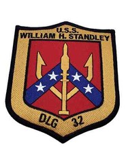 DLG/CG-32 USS William H. Standley Patch – Sew On, Navy picture