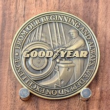 Goodyear Tire & Rubber Company Blimp Challenge Coin  M#33 picture