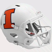 ILLINOIS FIGHTING ILLINI NCAA Riddell SPEED Full Size Replica Football Helmet picture