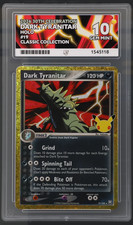Pokemon Card Dark Tyranitar 19/109 ACE 10 30th Celebration Gem Mint Perfect 10 picture