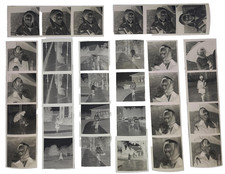 Vtg 60s Goucher College MD Photo Negatives Images GIRLS IN RAIN Photos OOAK picture
