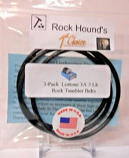 Rockhound's 1st Choice USA Rock Tumbler Belt Lortone 3A 3 Lb Replacement (3)Pack picture