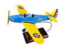 US Army Fairchild PT-19 Cornell Trainer N60112 Desk Top Model 1/24 SC Airplane picture