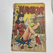 JUNIOR  11  - CLASSIC HEADLIGHTS COVER - AL FELDSTEIN - VERY RARE ANY GRADE picture