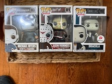 Horror Funko Pop Vinyl set 3: Jason#01 Dracula #1152 Michael Myers #03 picture