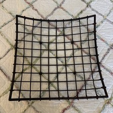 Black Bronze Metal Grid Decorative Tray picture