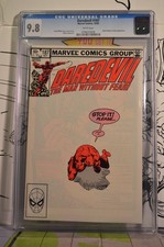 Daredevil #187 CGC 9.8 White Pages Black widow and Stick Appearance Frank Miller picture
