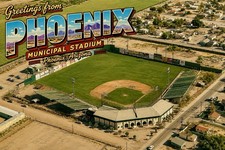 Phoenix Municipal Stadium - Phoenix Arizona MODERN Postcard Baseball C499 picture