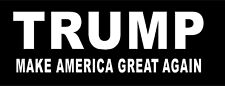 TRUMP Make America Great Again Vinyl Decal President election sticker window picture