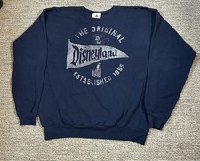 Vintage Original Disneyland Disney Parks Blue Sweatshirt - LG picture