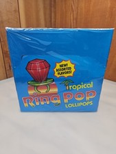 1990 Topps Ring Pop 36ct Full Case FACTORY SEALED VINTAGE NOS DISPLAY picture