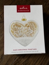 HALLMARK 2025 OUR CHRISTMAS TOGETHER ORNAMENT picture