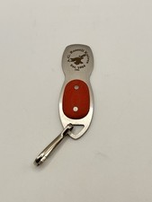 A.G. Russell Knife Pick Blade Opener Keychain Red G-10 Handle New picture