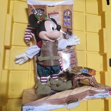 NEW 2001 Mattel Disney Santa's Little Helper Mickey Mouse Doll  Xmas H50 picture