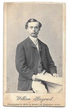 Vocalist Singer William Hayward CDV Photo Boston Mass picture