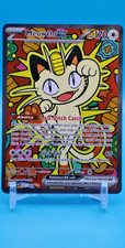 Pokémon TCG Meowth ex 121/088 Special Illustration Rare From Perfect Order Mint picture