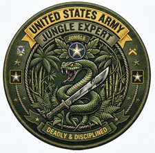 Jungle Expert United States Army Decal US Military Gift 4