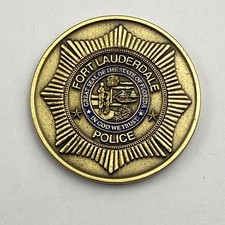 Rare 2011 Fort Lauderdale Police Dept FLA 100-year anniversary challenge coin picture