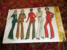NEW SZ 10 Simplicity 5247 Misses SHIRT JACKET PANTS UN-CUT & FACTORY FOLDED FF picture