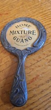 Antique 1920s 1930s Advertising Hand Mirror Guano Co. Fertilizer Beveled Mirror picture