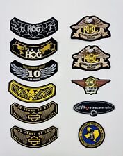 Harley Davidson Hog Patches Harley Group Lot Of 11 2011 2012 2013 2015 picture