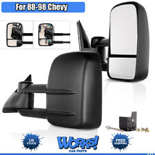 Manual Telescoping Tow Mirrors For 88-98 Chevy/GMC C/K 1500 2500 3500 Pair picture