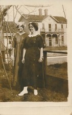 Antique RPPC Photo Postcard Women Night Cap ID'd Garroutte Morrison Joplin MO picture