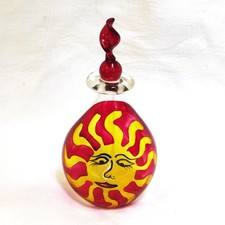Vintage Italian Hand-Blown Glass Perfume Bottle picture