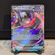 Iron Treads ex 066/091 SV: Paldean Fates Metal NM Pokemon Card picture