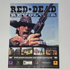 Red Dead Revolver Xbox PlayStation 2 PS2 Gunslinger Print Ad/Poster Promo Art picture