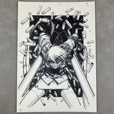 GAHO-SHOP Hellsing Seras Victoria Limited Duplicate Manga Manuscript Page Japan picture
