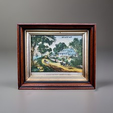 Antique Victorian Deep Walnut Frames with Glass 13