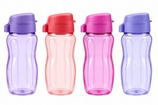 Tupperware Eco Slim Flip Top Water Bottle 350 ML Set Of 4 picture