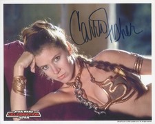 Carrie Fisher ~ Signed Autographed Star Wars Princess Leia 8x10 Photo ~ PSA DNA picture