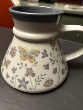 VTG Gibson’s Greetings Butterflies And Flowers Otigiri Wide Bottom No Spill Mug picture